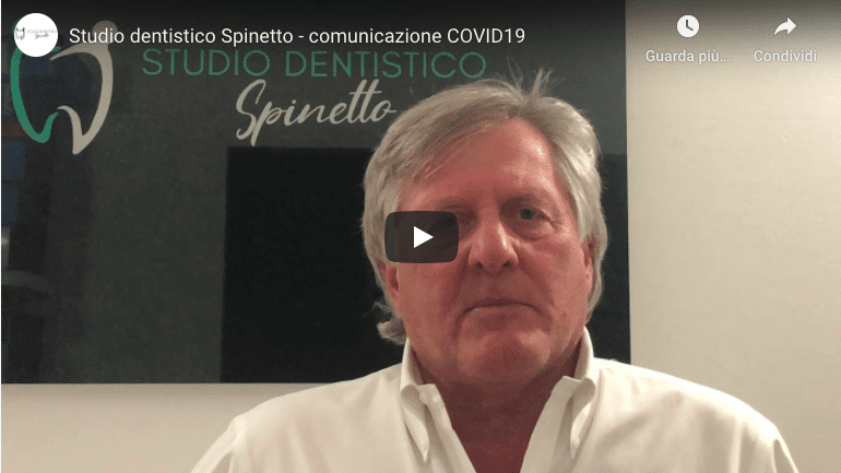video comunicazione ai pazienti dello Studio dentistico Spinetto